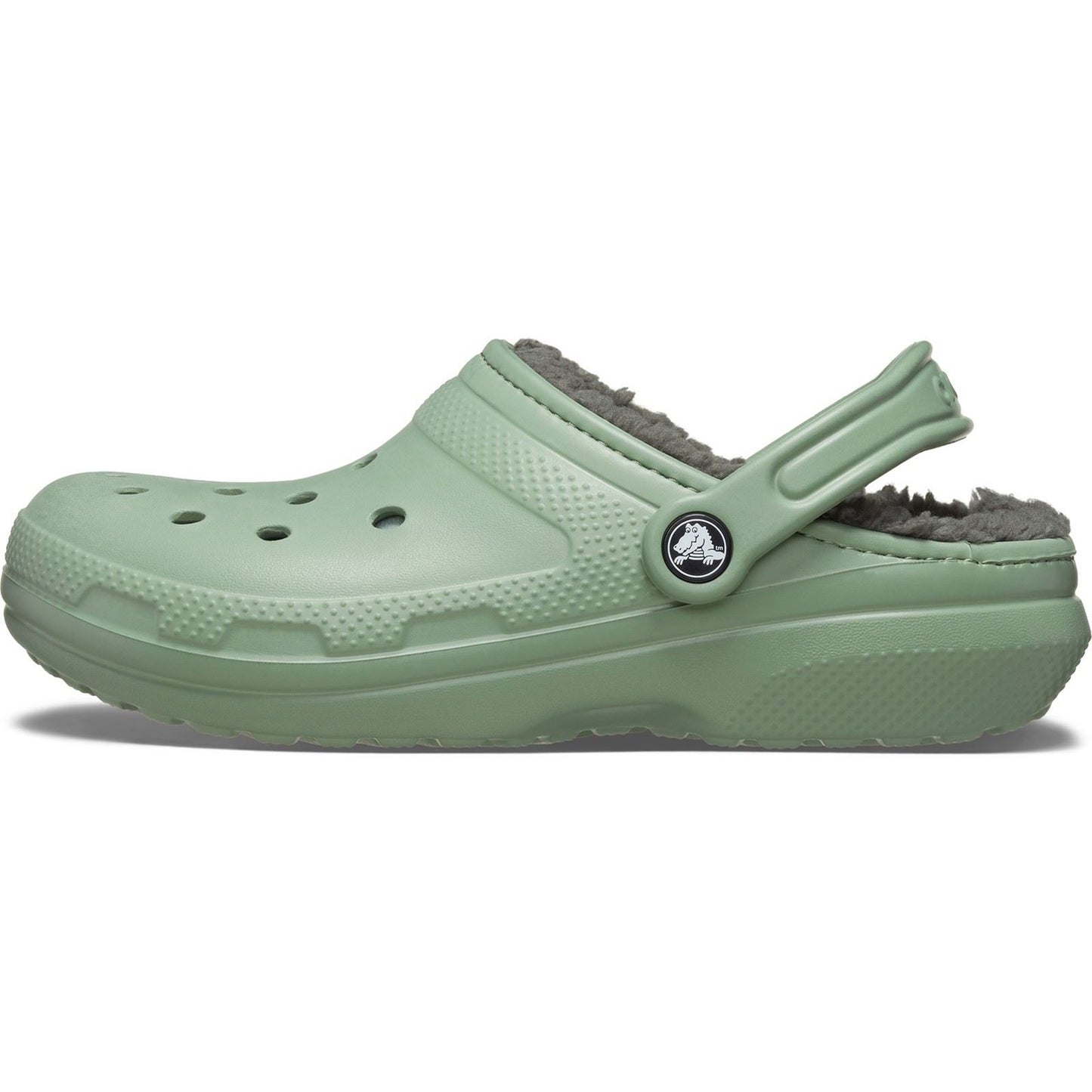 Crocs Men's Classic Lined Clog in Moss/Multi