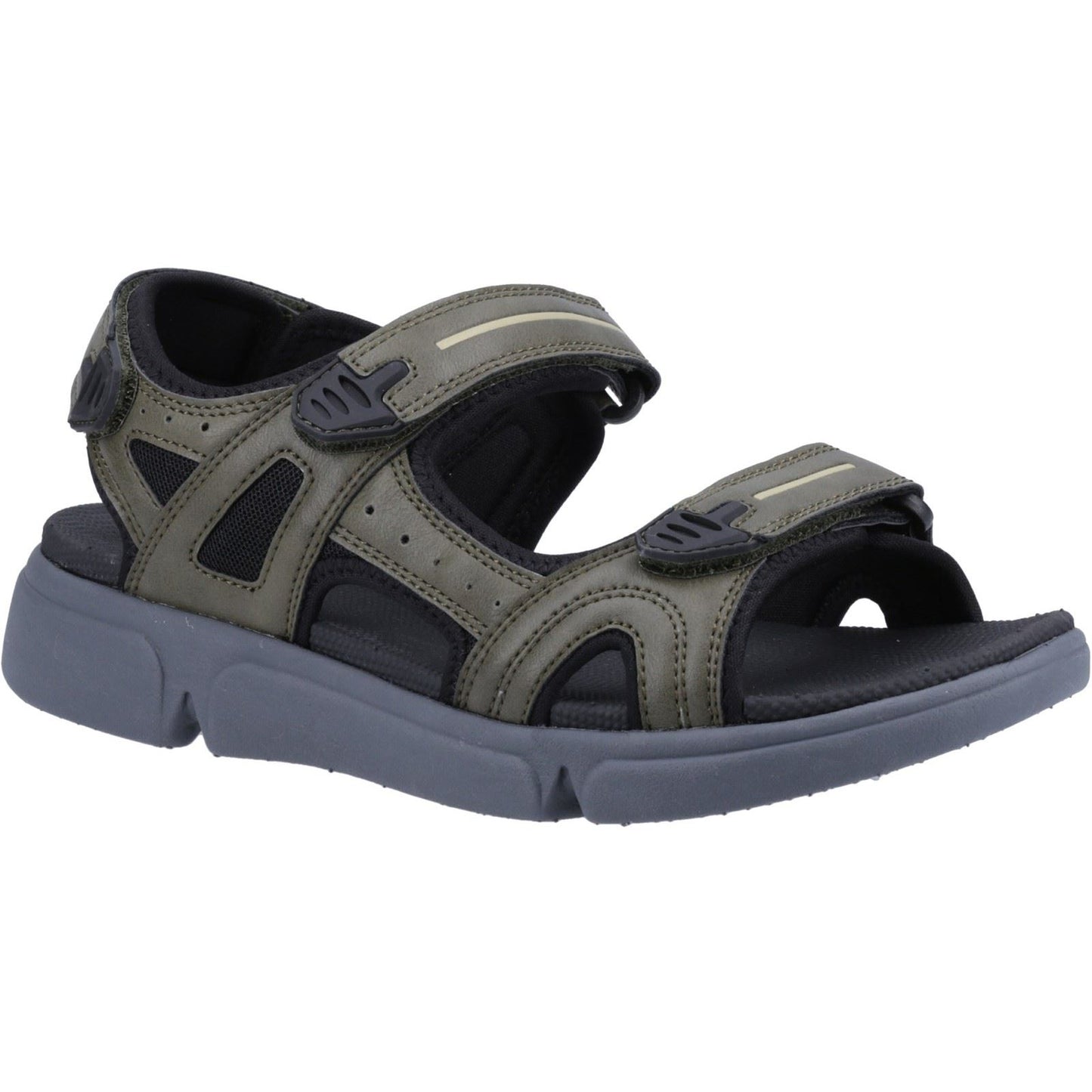 Hush Puppies Castro Polyurethane Men's Khaki Sandals