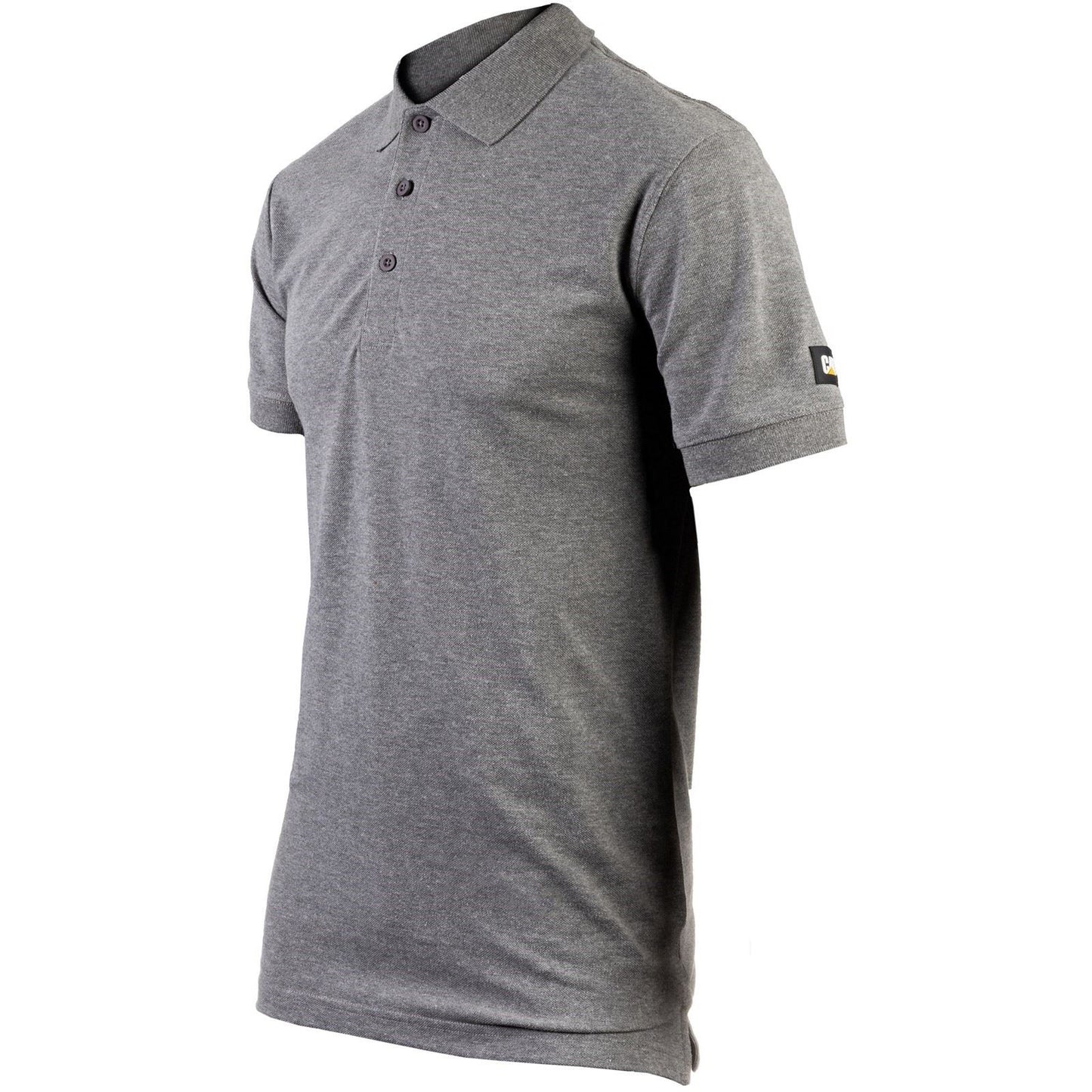 Caterpillar Men's Essentials Polo Shirt in Dark Heather Grey