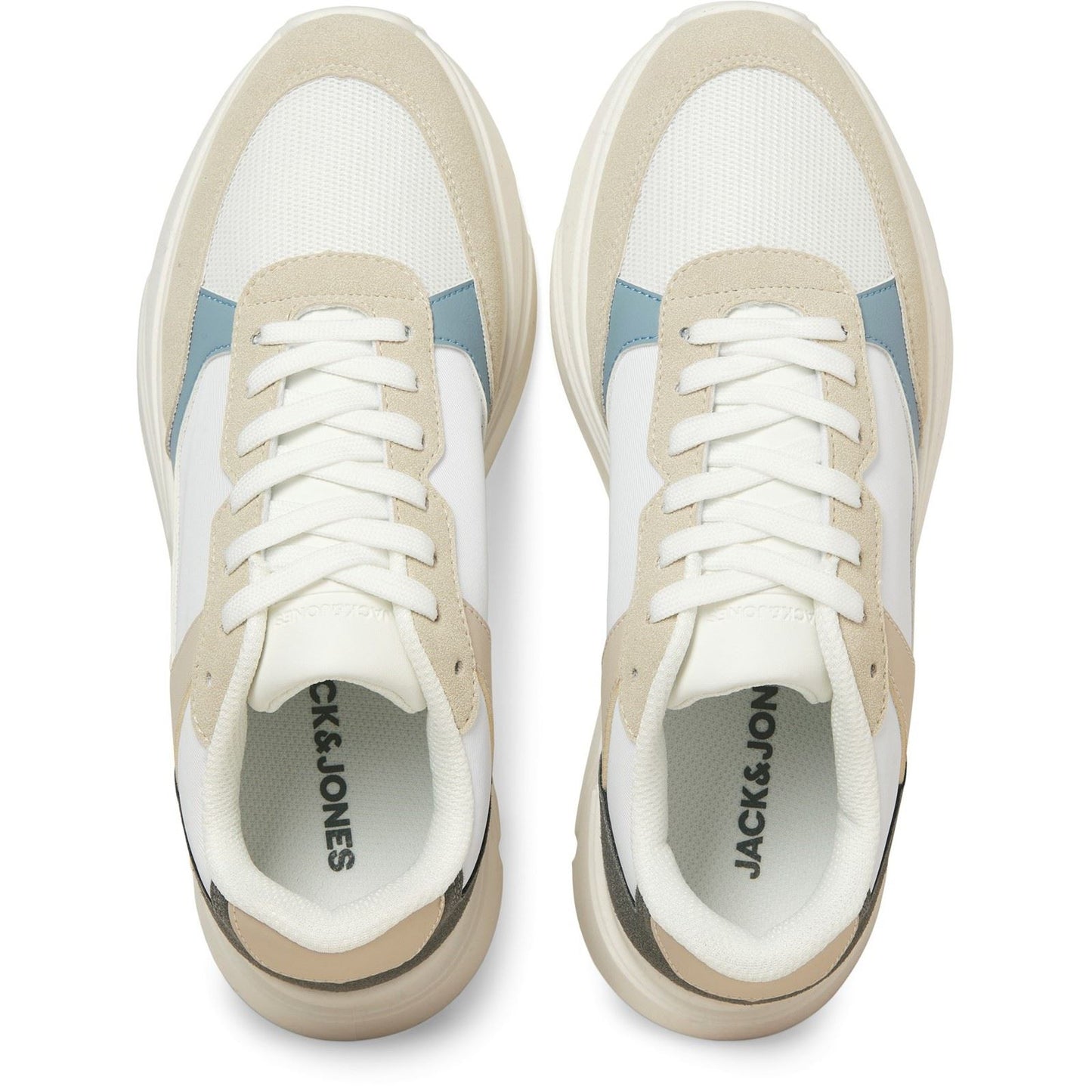 Jack & Jones Aspire Runner Polyurethane Men's Moonbeam/Citadel Trainers