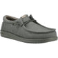 HEYDUDE Wally Stretch Canvas Cotton Men's Deep Green Moccasins Shoes