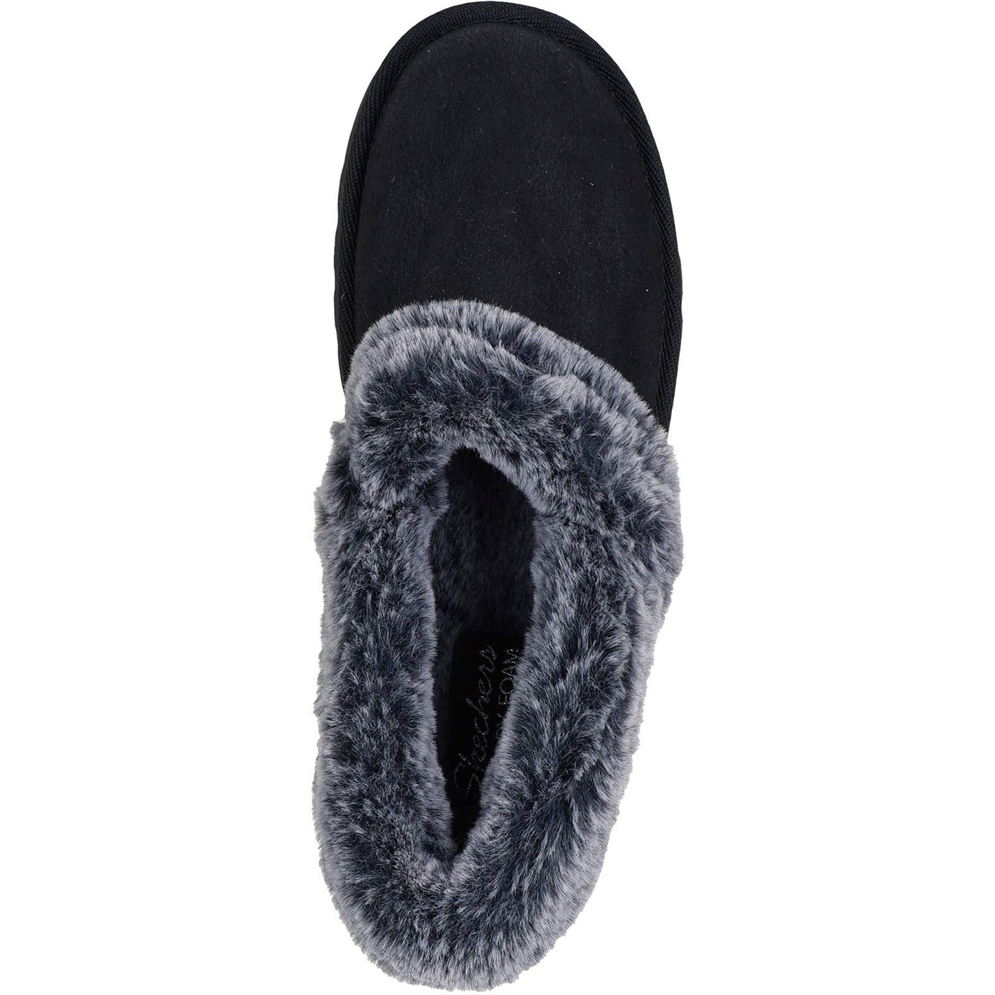 Skechers Cozy Up Polyester Women's Black Slippers