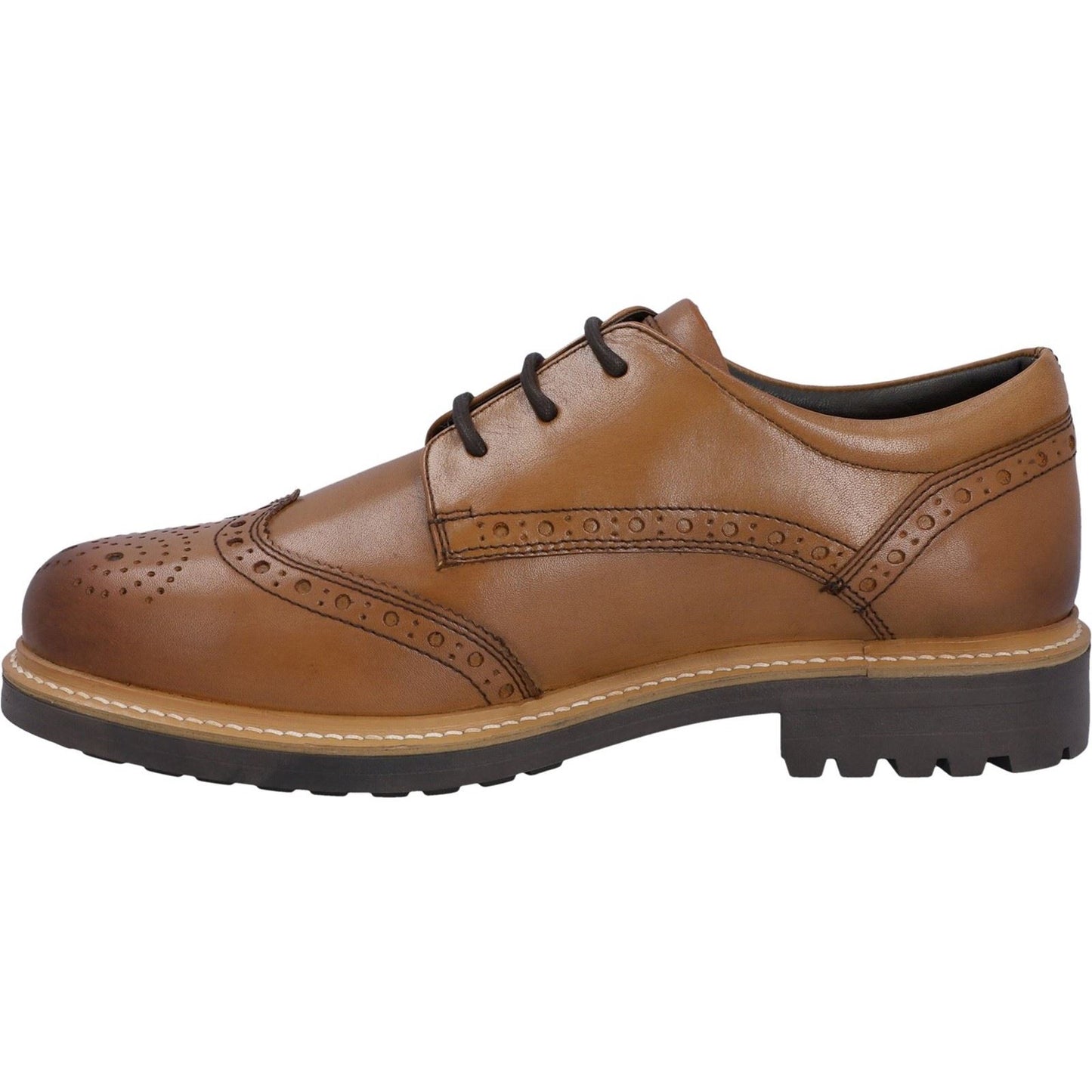 Hunter Men's Cawdor Brogue Gibson in Tan