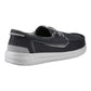 HEYDUDE Welsh Grip Classic Mesh Cotton Blend Men's Black/Storm Gray Boat Shoes