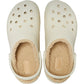 Crocs Women's Classic Platform Lined Clog in Bone