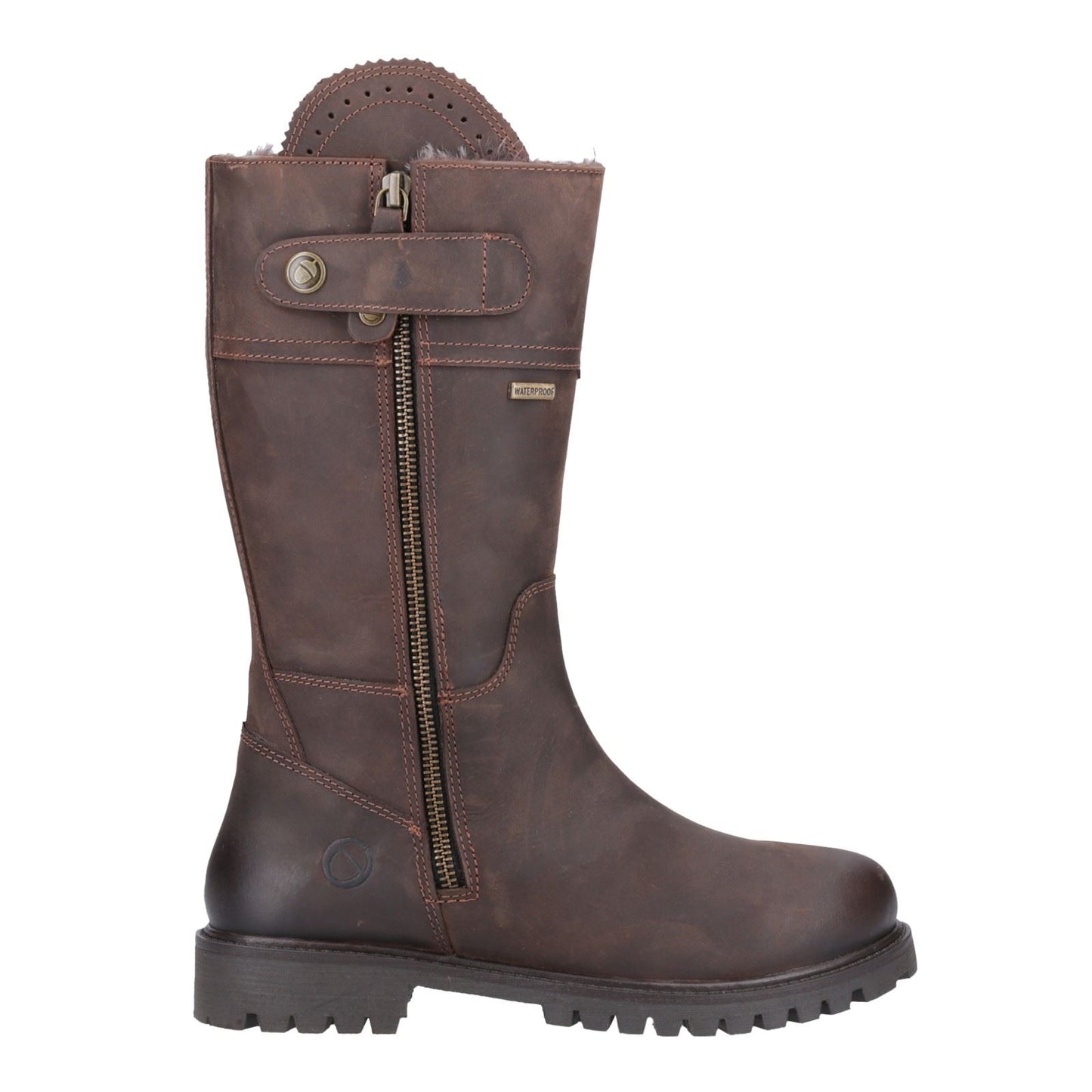 Cotswold Bushcombe Leather Women's Brown Boots