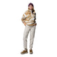 Columbia Helvetia II Printed Cropped Half Snap Polyester Women's Beige Fleece Pullover