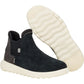 HEYDUDE Women's Branson Suede Novelty Ankle Boots in Black/Snake