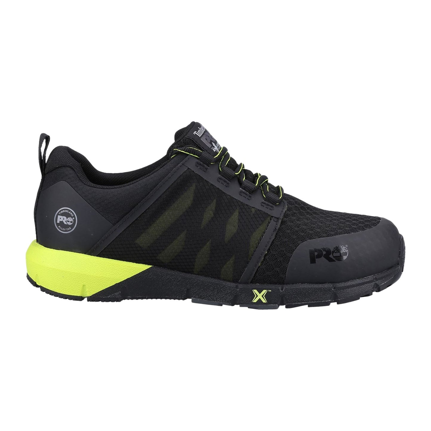 Timberland Pro Men's Radius Trainer in Black/Hi Viz Yellow
