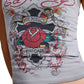 Ed Hardy In Memory of When I Cared Fitted Women's Grey Vest Top