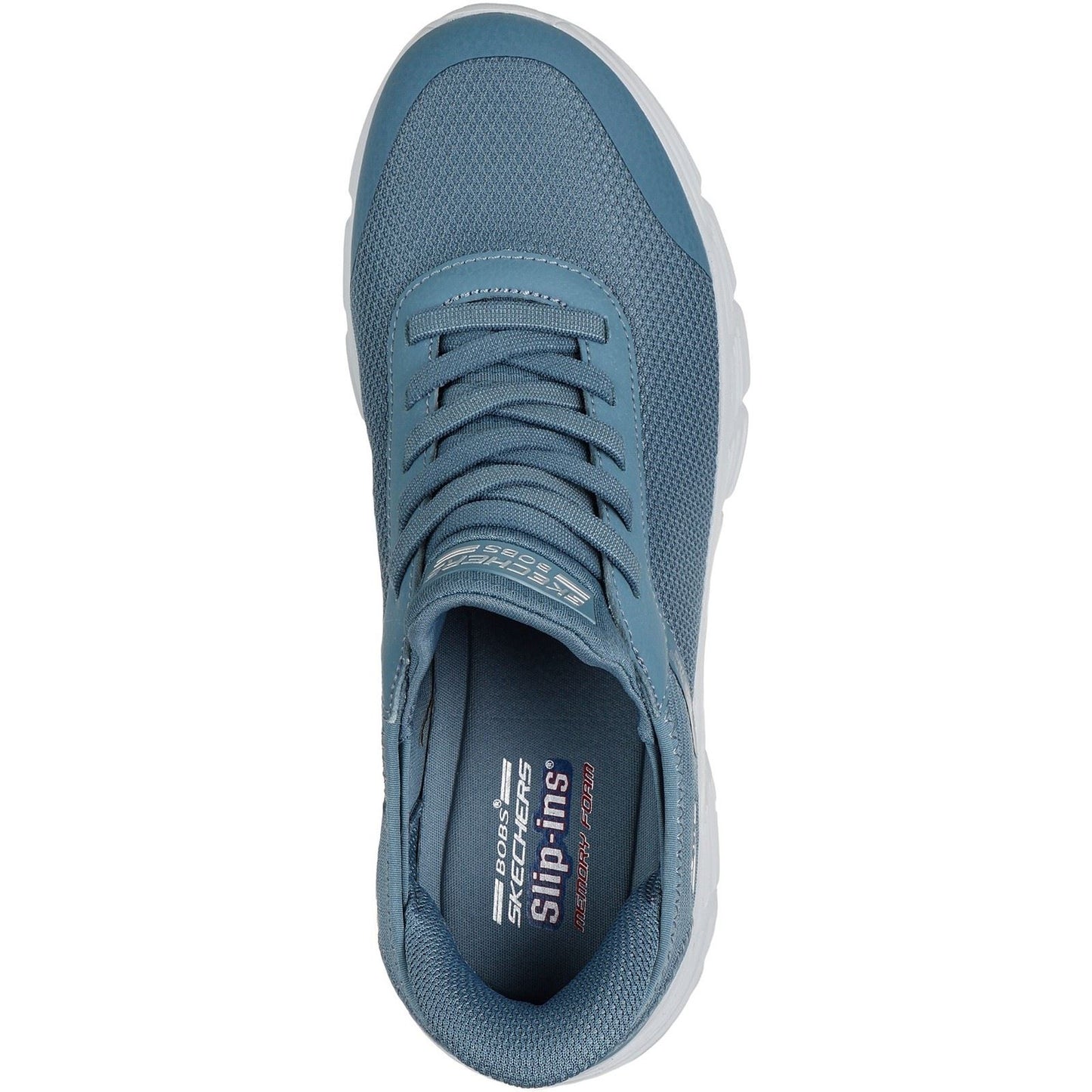 Skechers BOBS Flex Hi Linear Force Textile Women's Slate Trainers