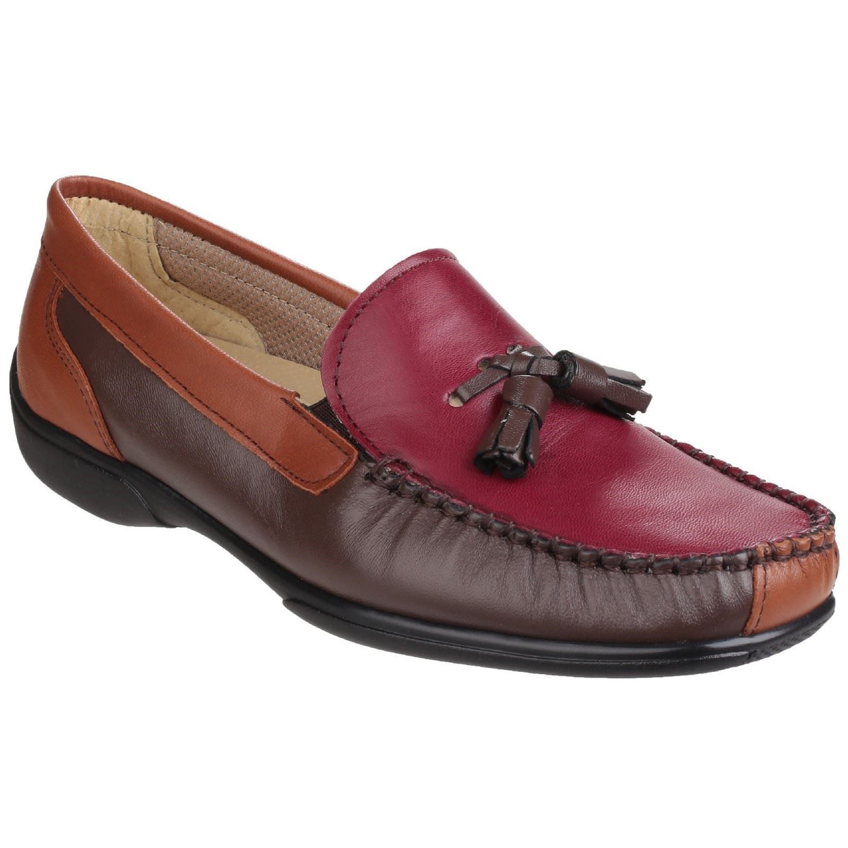 Biddlestone Loafer Shoe Chestnut Tan Wine