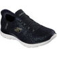 Skechers Summits Lunar Glow Textile Women's Black/Gold Trainers