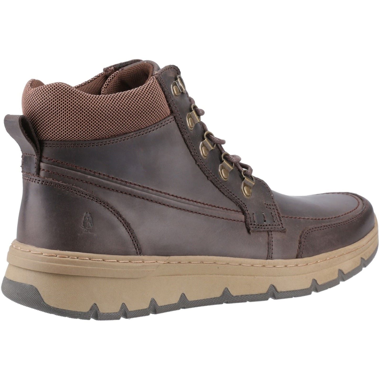Hush Puppies Nixon Leather Men's Brown Ankle Boots