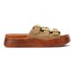 Desert Fleur Gypsum Tennesee Suede Women's Taupe Sandals