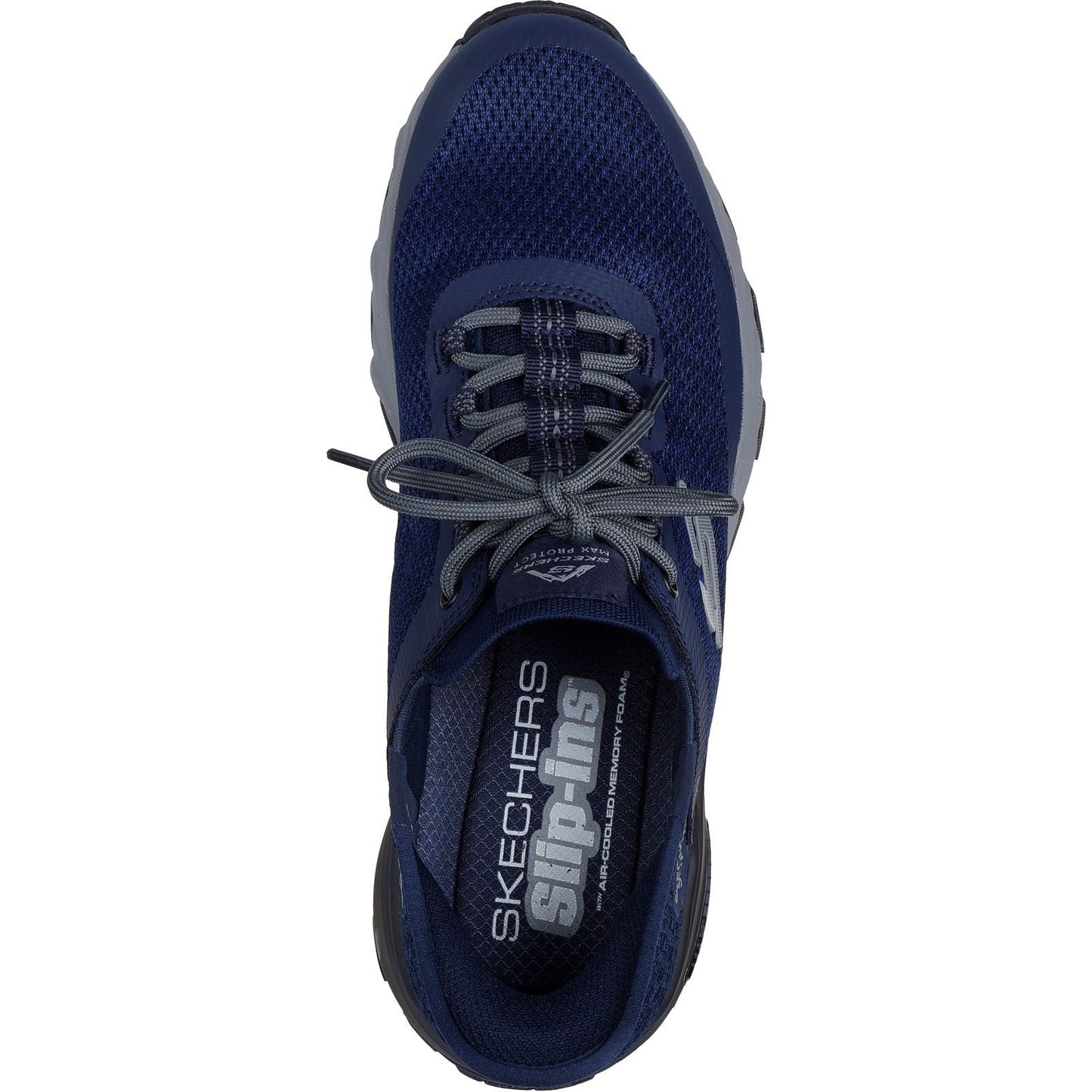 Skechers Men's Max Protect Assembly Hiking Shoes in Navy