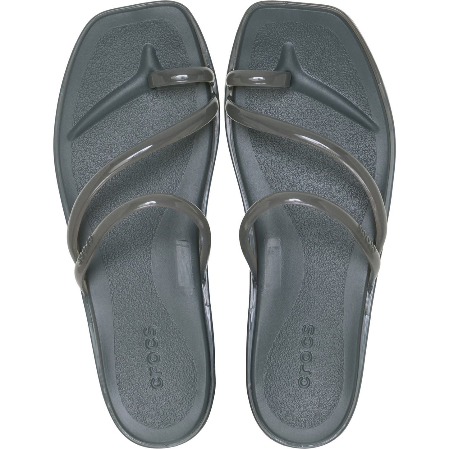 Crocs Miami Jely Toe Loop EVA Women's Carbon Sandals