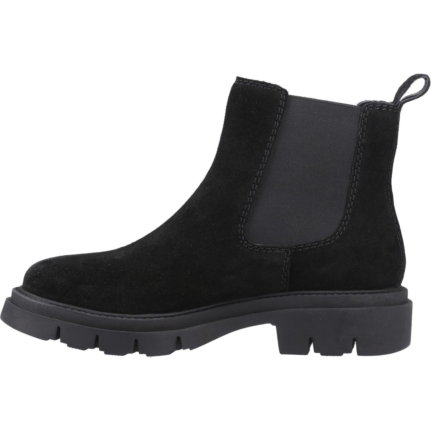 Hush Puppies Raya 2 Chelsea Boot Leather Women's Black Flat Chelsea Boots