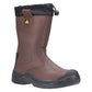 Amblers Safety FS245 Antistatic Pull On Safety Rigger Boot in Brown