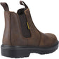 Amblers Safety FS128 Hardwearing Pull On Safety Dealer Boot in Brown
