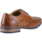 Hush Puppies Mack Leather Men's Tan Brogues Shoes