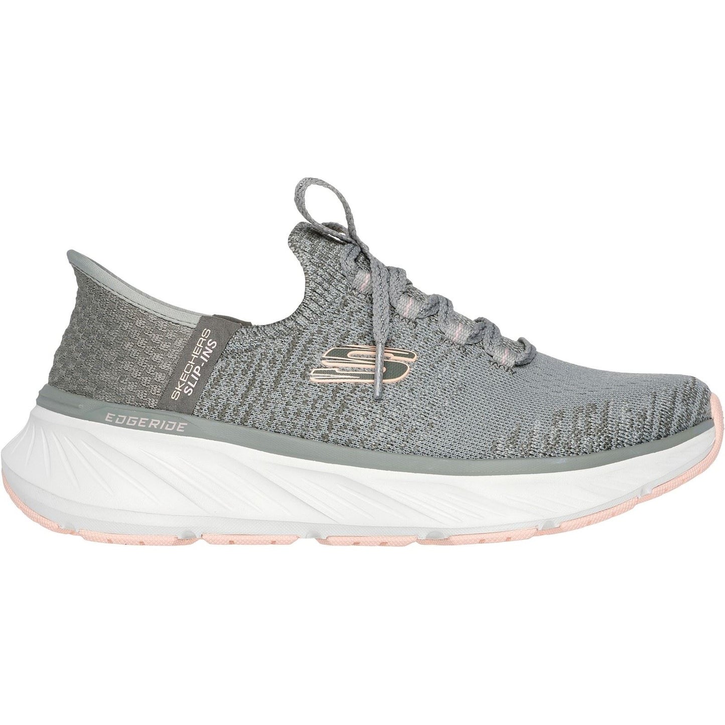 Skechers Women's Edgeride Impression Shoes in Green/Orange