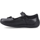 Hush Puppies Julie Ballerina Leather Girl's Black Shoes