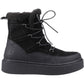 Hush Puppies Bronte Suede Women's Black Winter Mid Calf Boots