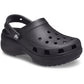 Crocs Women's Classic Platform Clog in Black