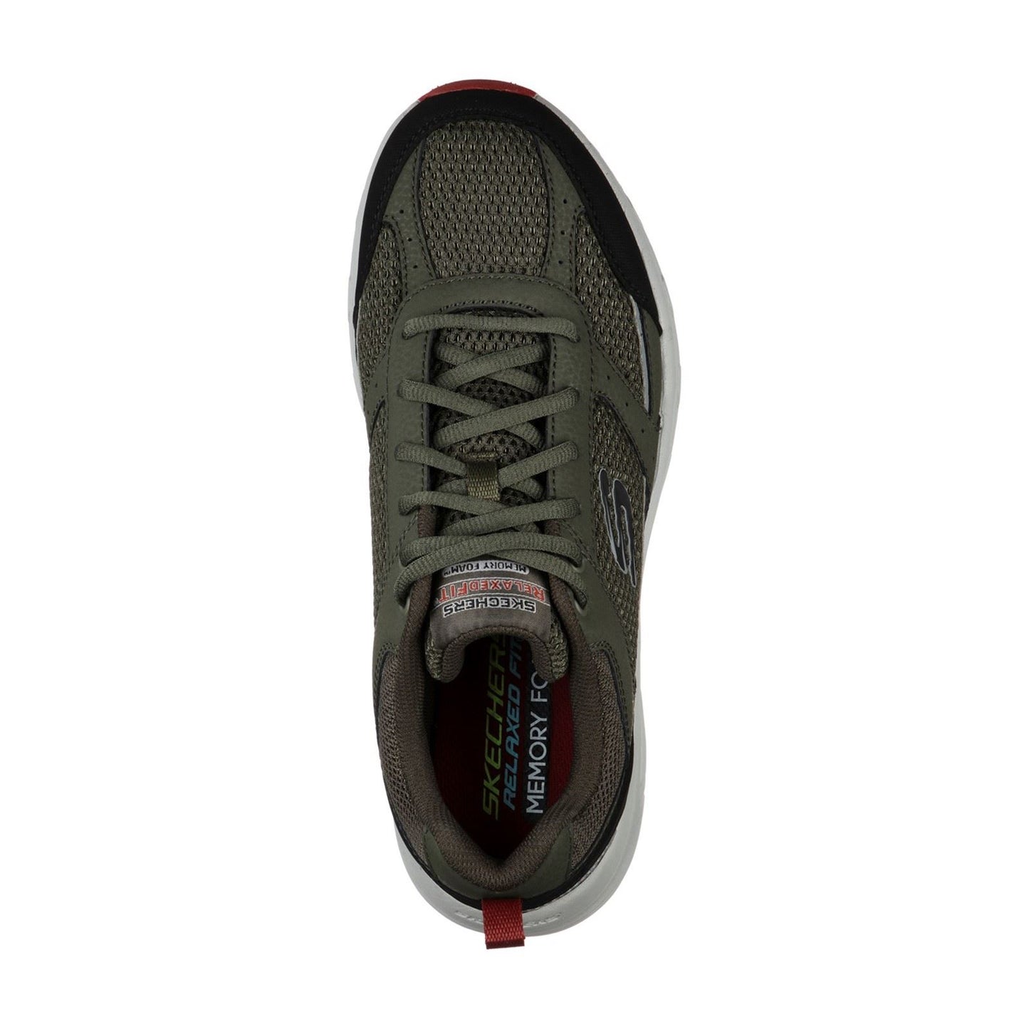 Skechers Men's Oak Canyon Verketta Trainers in Olive/Black