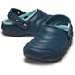 Crocs Women's Classic Lined Overpuff Clog in Nightfall