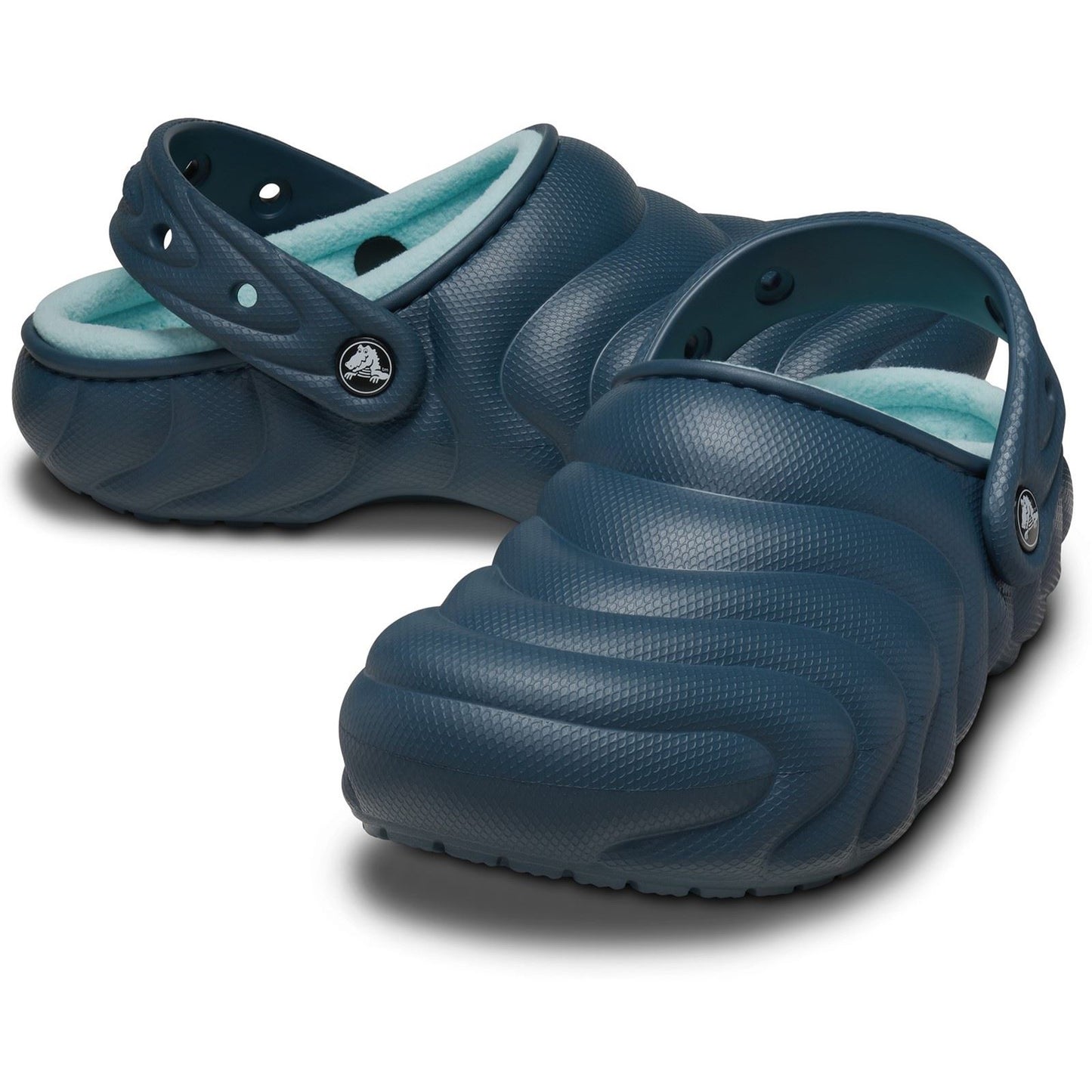 Crocs Women's Classic Lined Overpuff Clog in Nightfall