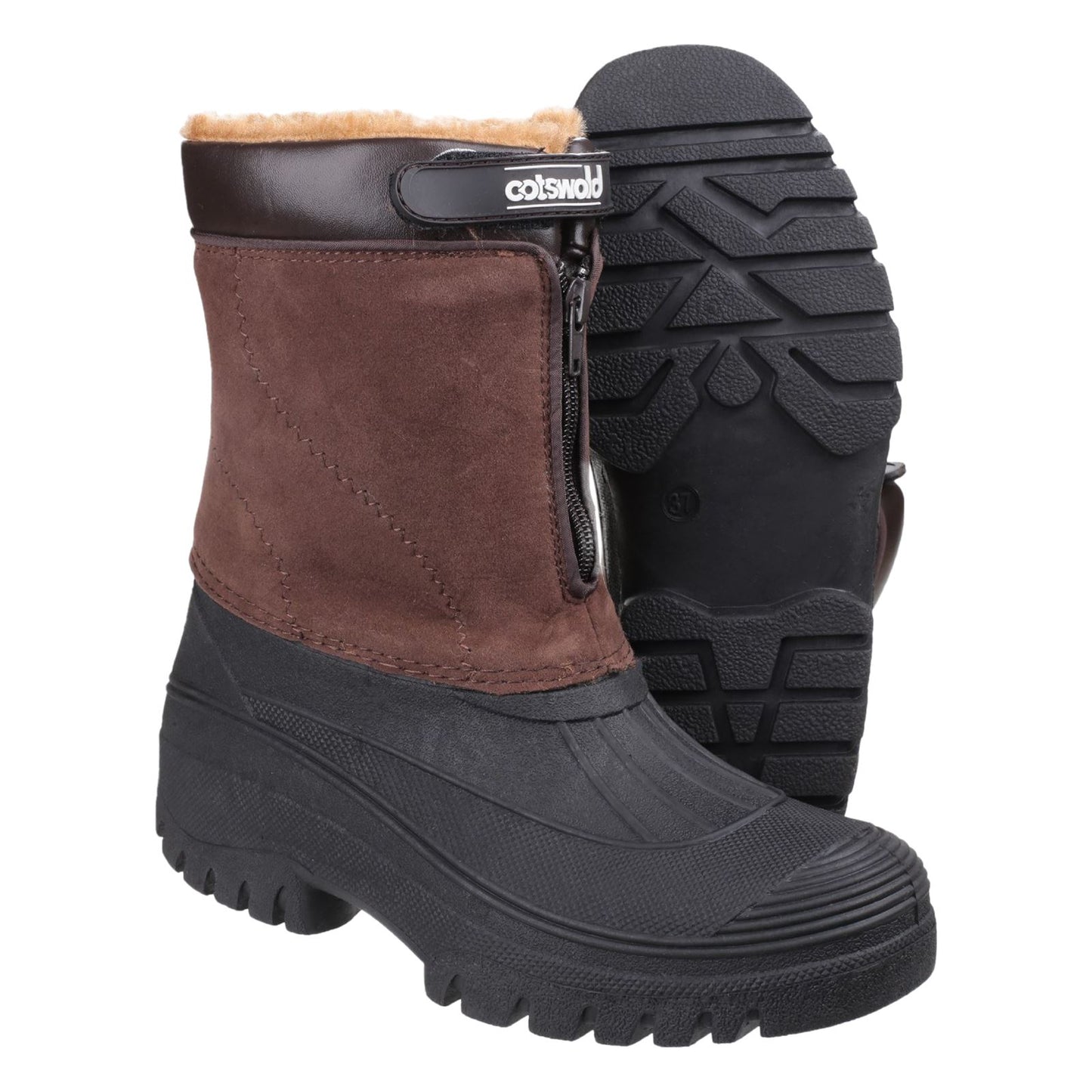 Cotswold Women's Venture Waterproof Winter Boot in Brown