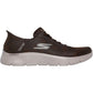Skechers GO WALK Flex Smooth Motion Textile Men's Brown Trainers