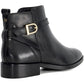 Dune Pemma Leather Women's Black Boots