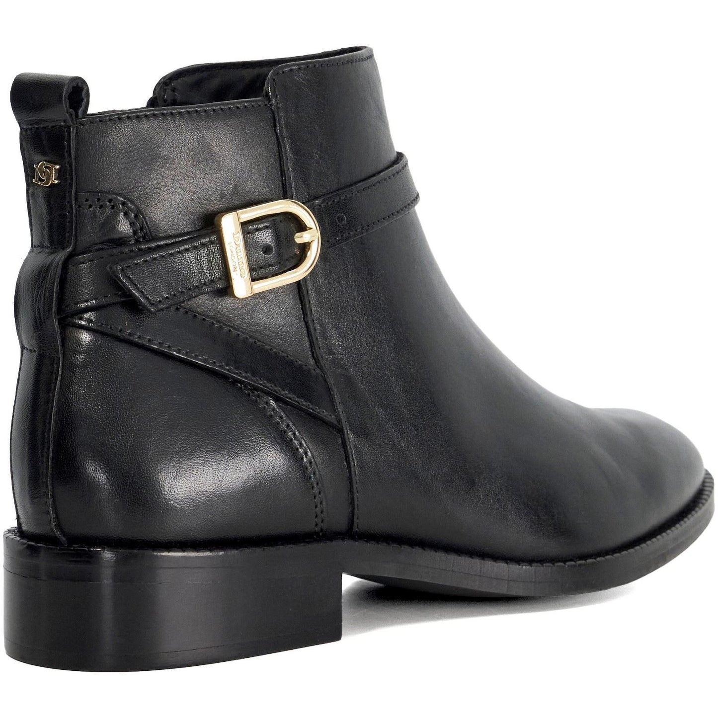 Dune Pemma Leather Women's Black Boots