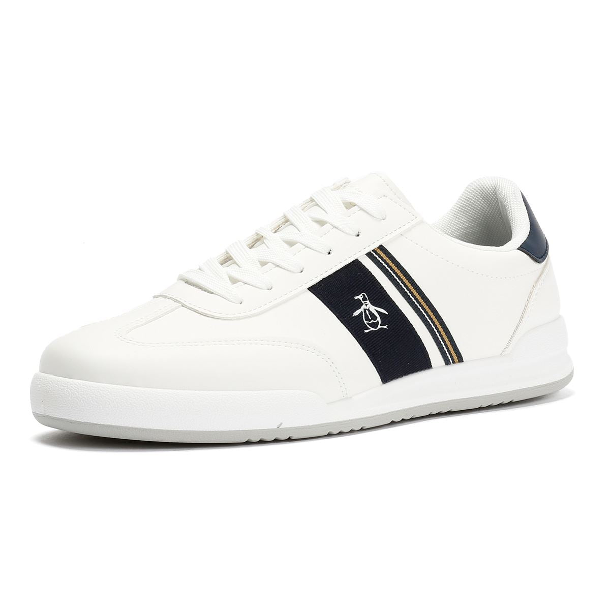 Penguin Gaz Men's White Trainers