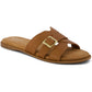 TOMS Sol Leather Women's Brown Sugar Sandals