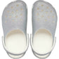Crocs Classic Glitter Clog Thermoplastic Kids White Loafers
