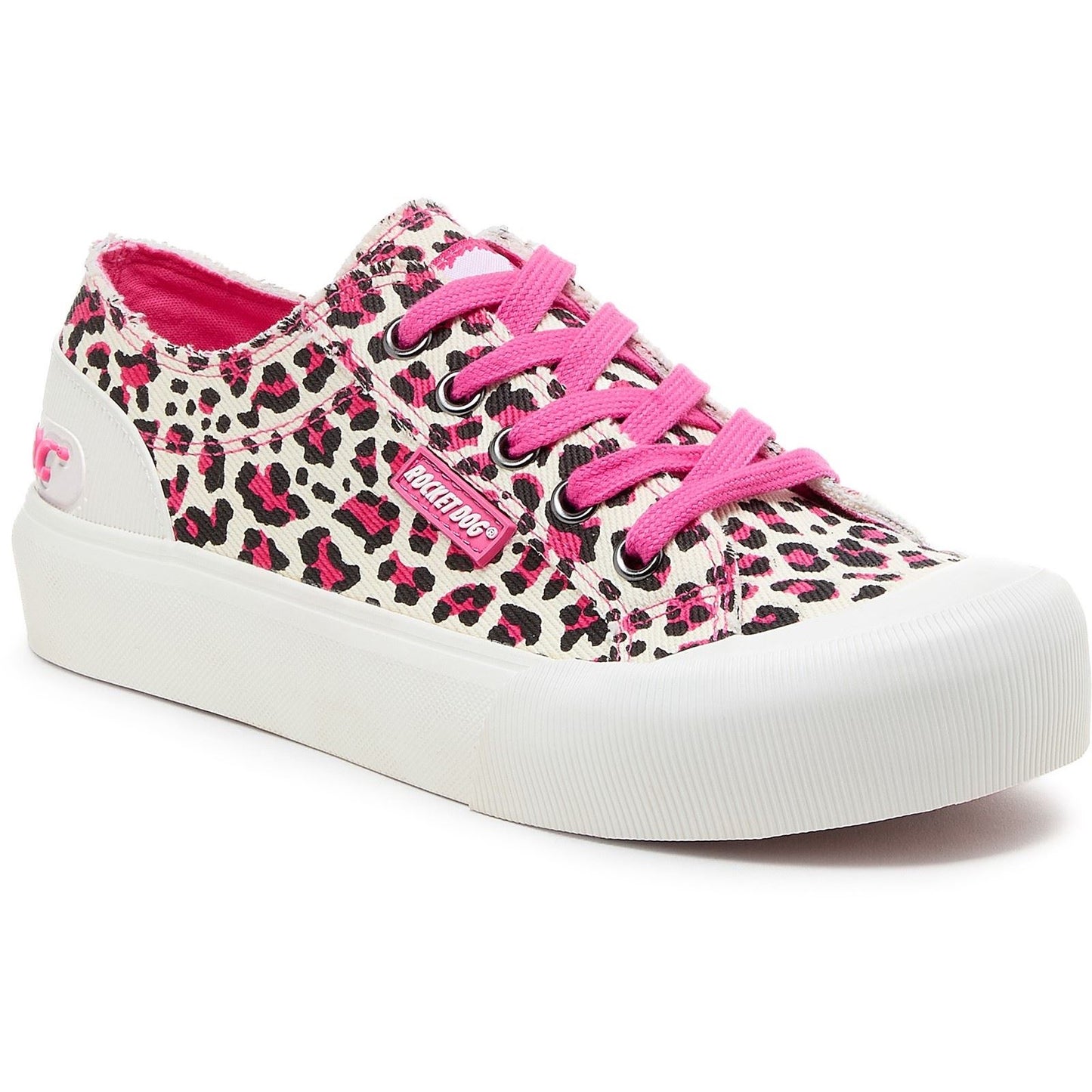 Rocket Dog Women's Jazzin Plus Monroe Trainer in Hot Pink
