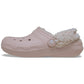 Crocs Classic Fleece Lined Polyester Blend Women's Quartz Clogs