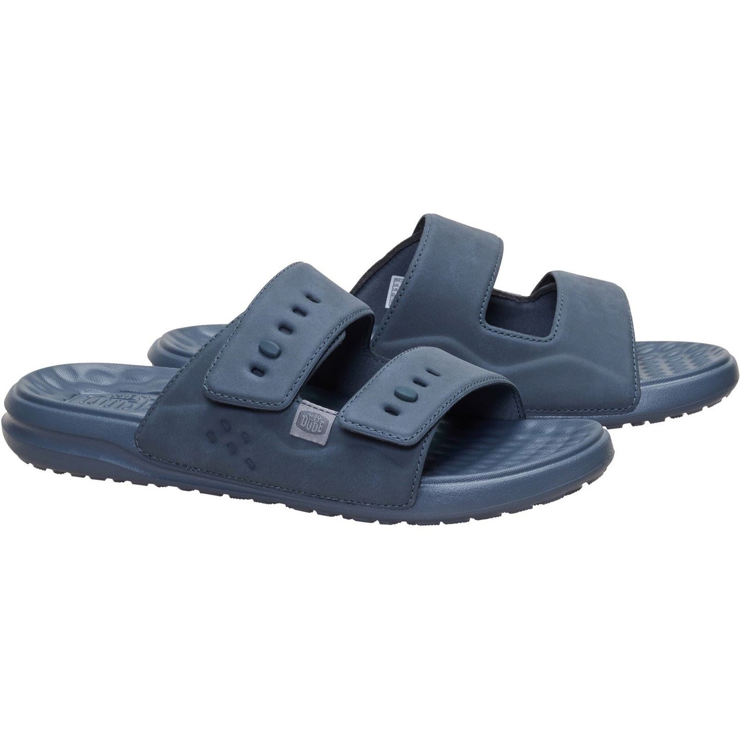 HEYDUDE Wave 2 Strap Polyurethane Men's Turbulence Grey Sandals
