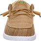 HEYDUDE Wally Stretch Sox Polyester Men's Bone Brown/Multi Loafers