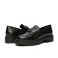 Osprey London The Greenwich Leather Women's Black Loafers