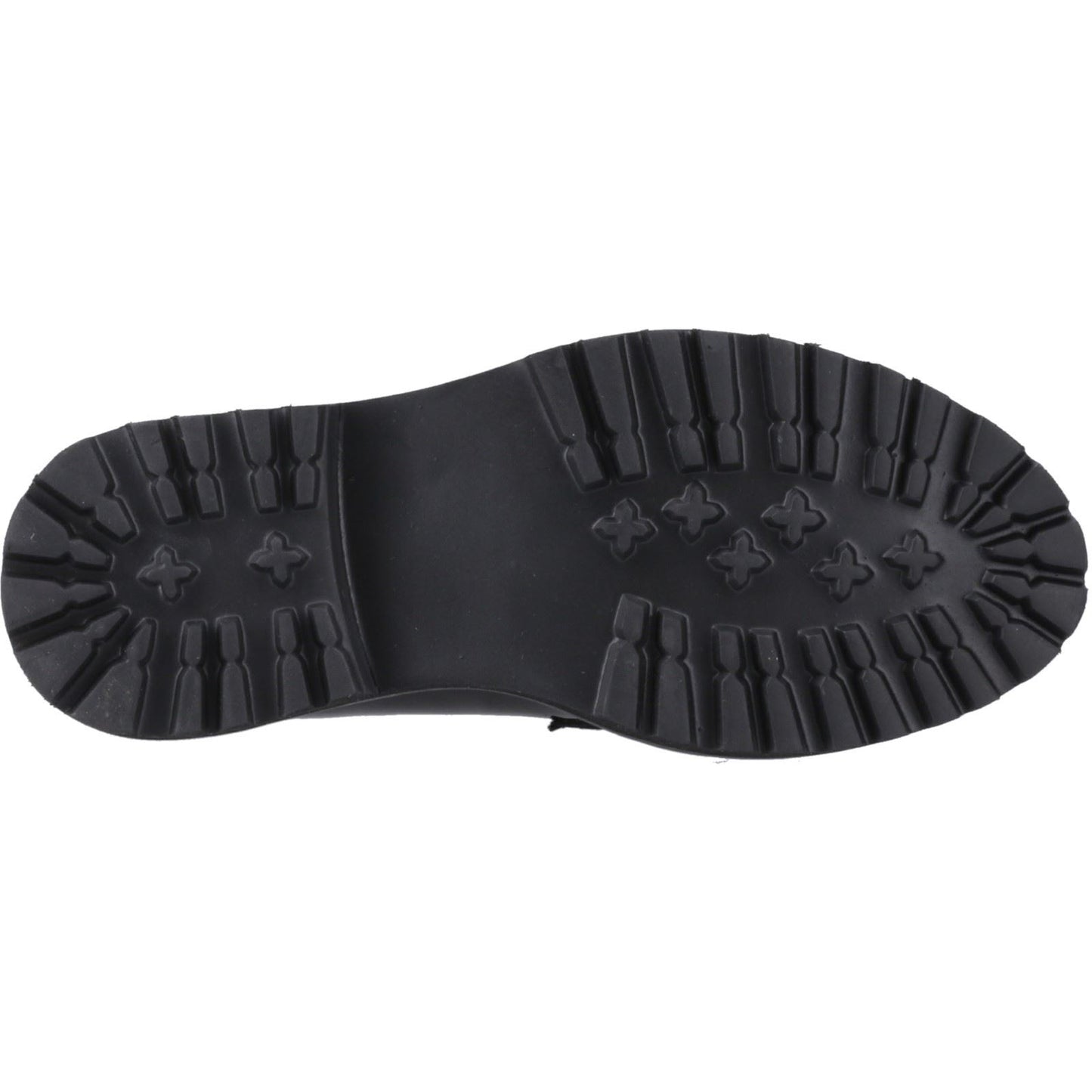 Hush Puppies Grazia Patent Leather Junior Black Loafers