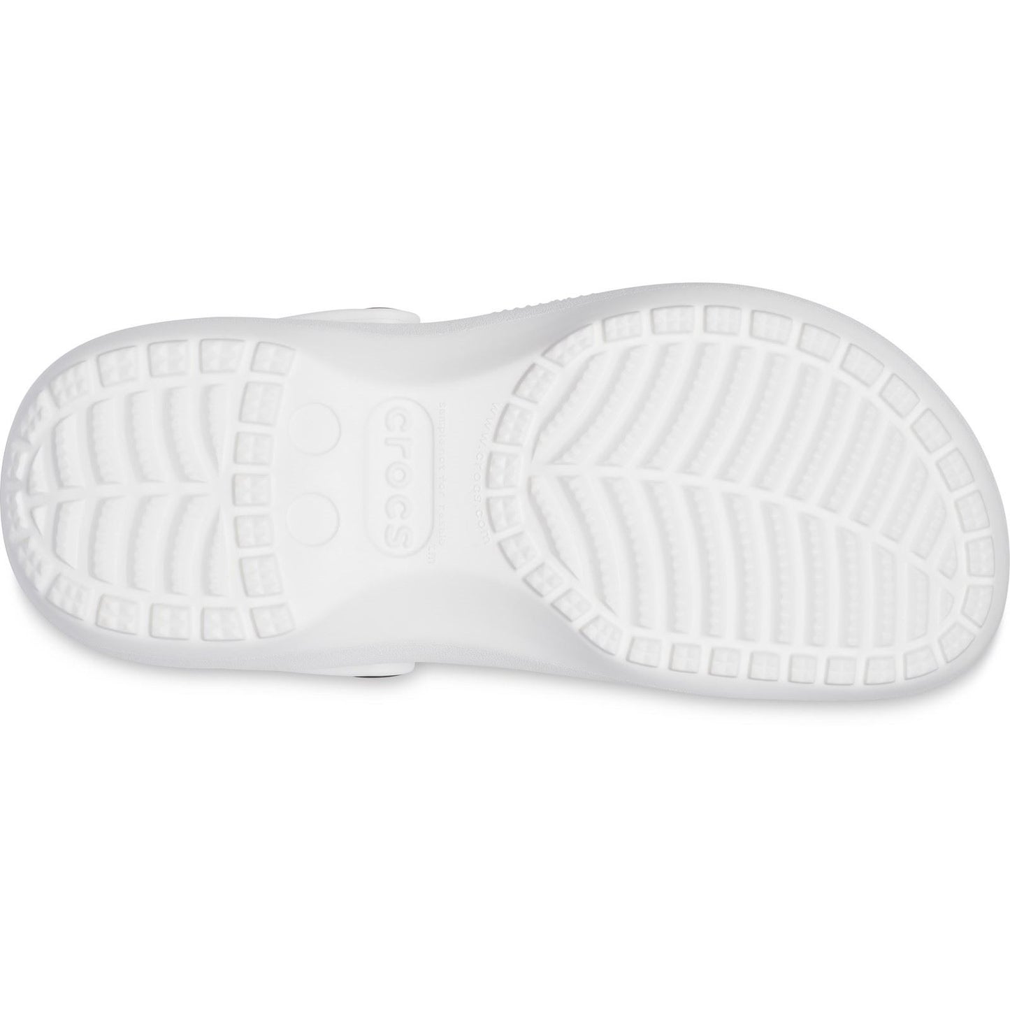 Crocs Women's Classic Platform Clog in White