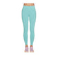 Skechers Performance GOWALK Wear High Waisted Nylon Women's Light Turquoise Sports Leggings