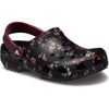 Crocs Classic Graphic Thermoplastic Black/Multi Clogs