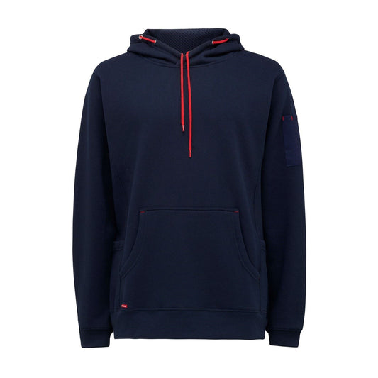 Hard Yakka Men's Brushed Fleece Hoodie in Navy