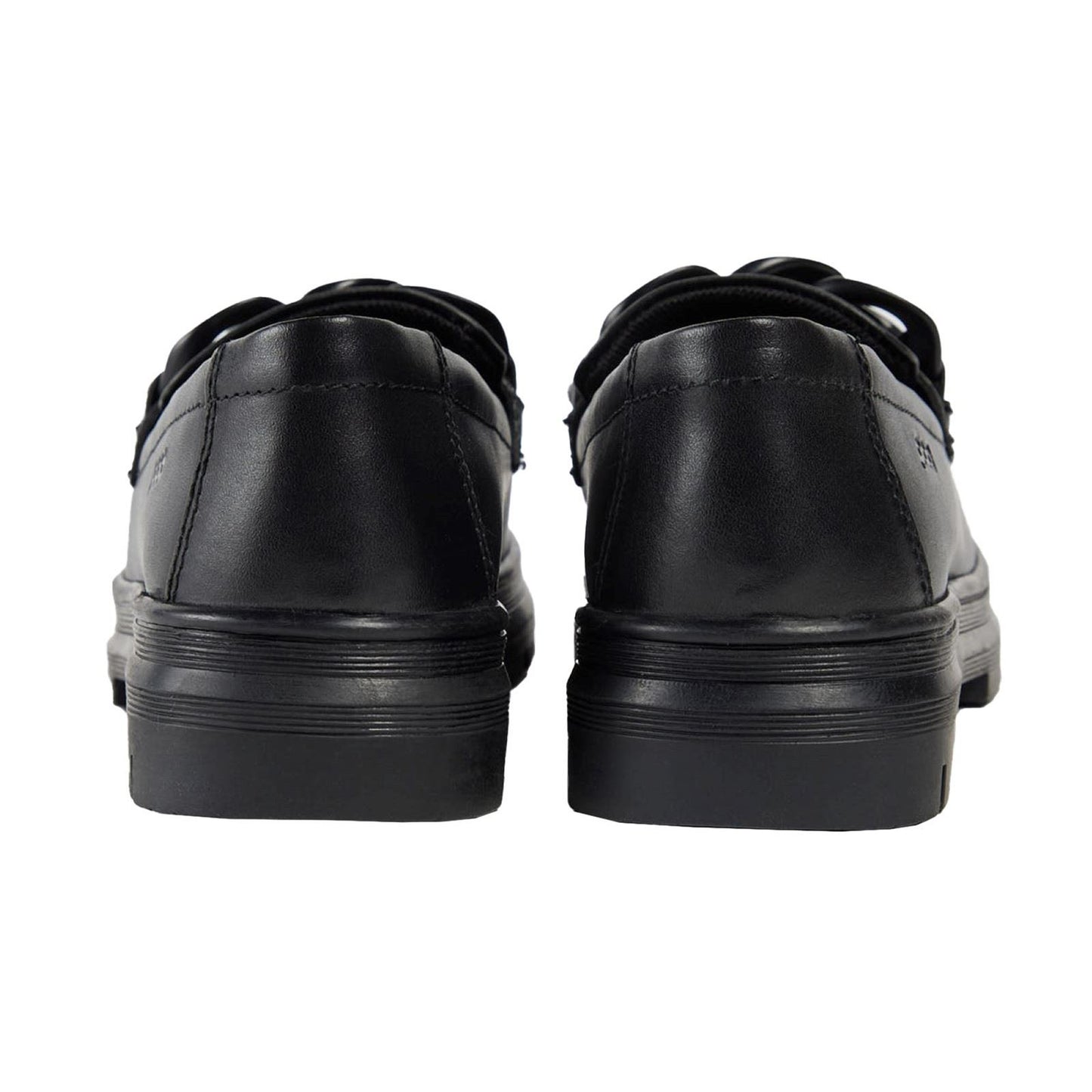 Pod Mina Leather Youth Black Loafers